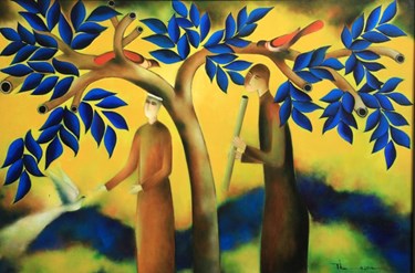 Thi sĩ “Đi ngang qua cánh đồng hội họa