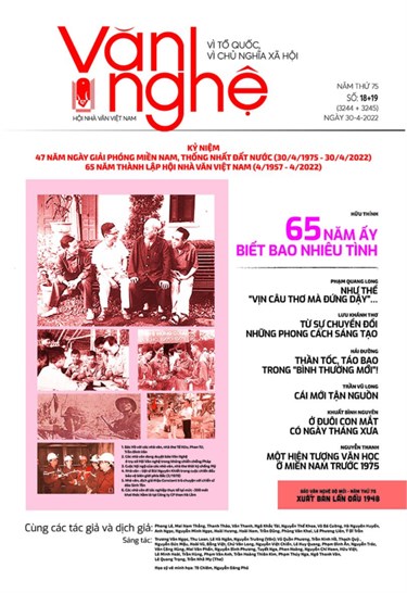 Báo Văn nghệ số đặc biệt ra ngày 30/4/2022