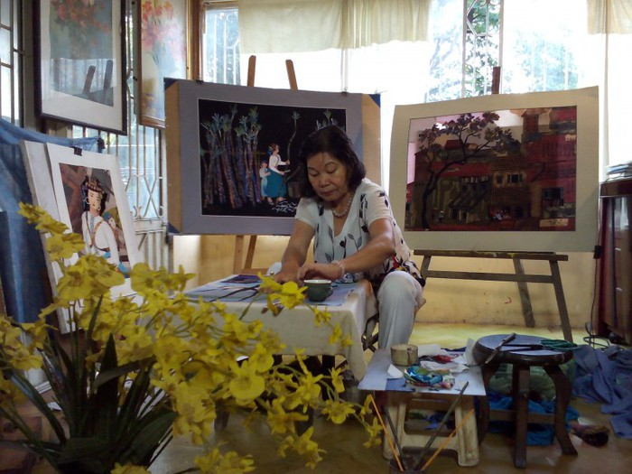 Nguyễn Thị Phương Lan: Nữ họa sĩ biến vải vụn thành tranh