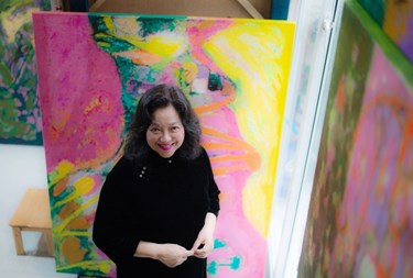 Âm nhạc và hội họa trong tranh Phan Minh Châu 
