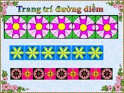 Tí toáy trang trí đường diềm 