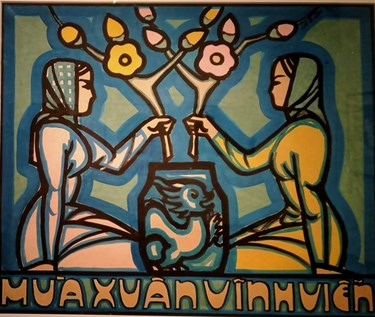 “Mùa Xuân vĩnh viễn”: Triển lãm mỹ thuật mừng Đảng, mừng Xuân 

